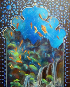 Underwater Palace Window