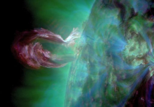 FROM SOLAR dynamics observatory. "the hidden choir" cme of may 9, 2015